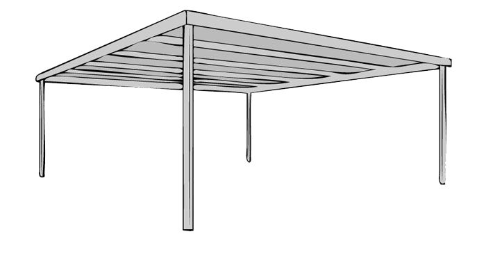 Double Carport Skillion